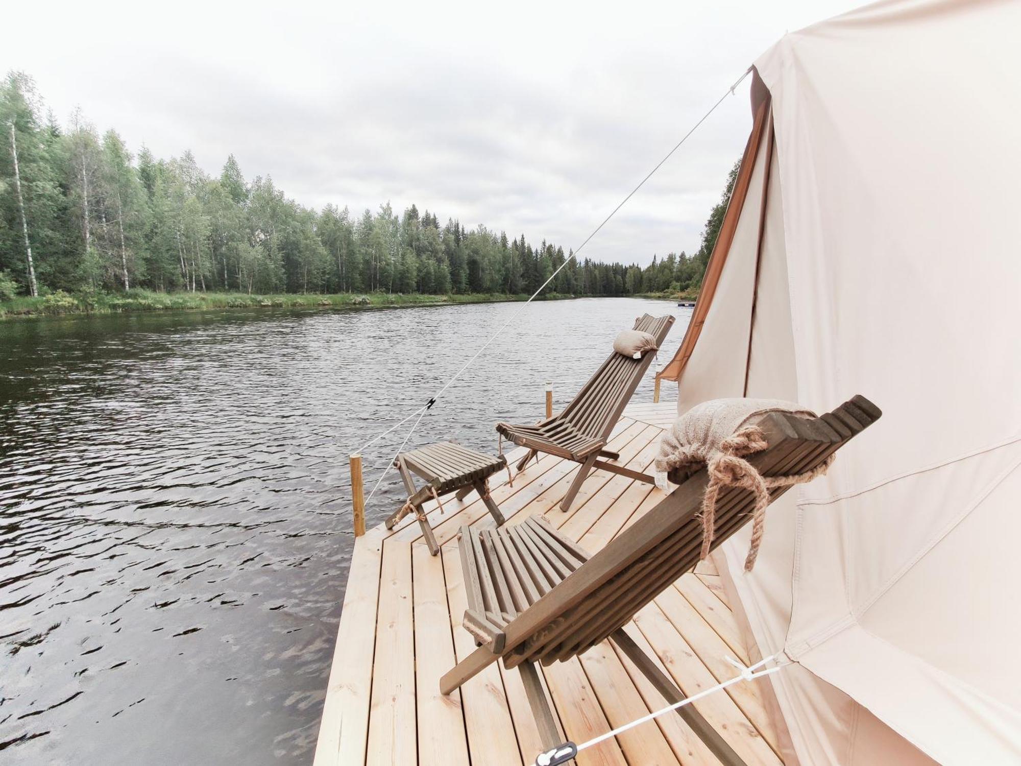 Hotel Langforsen Glamping & Lapland Experience Lapptrask Exterior foto