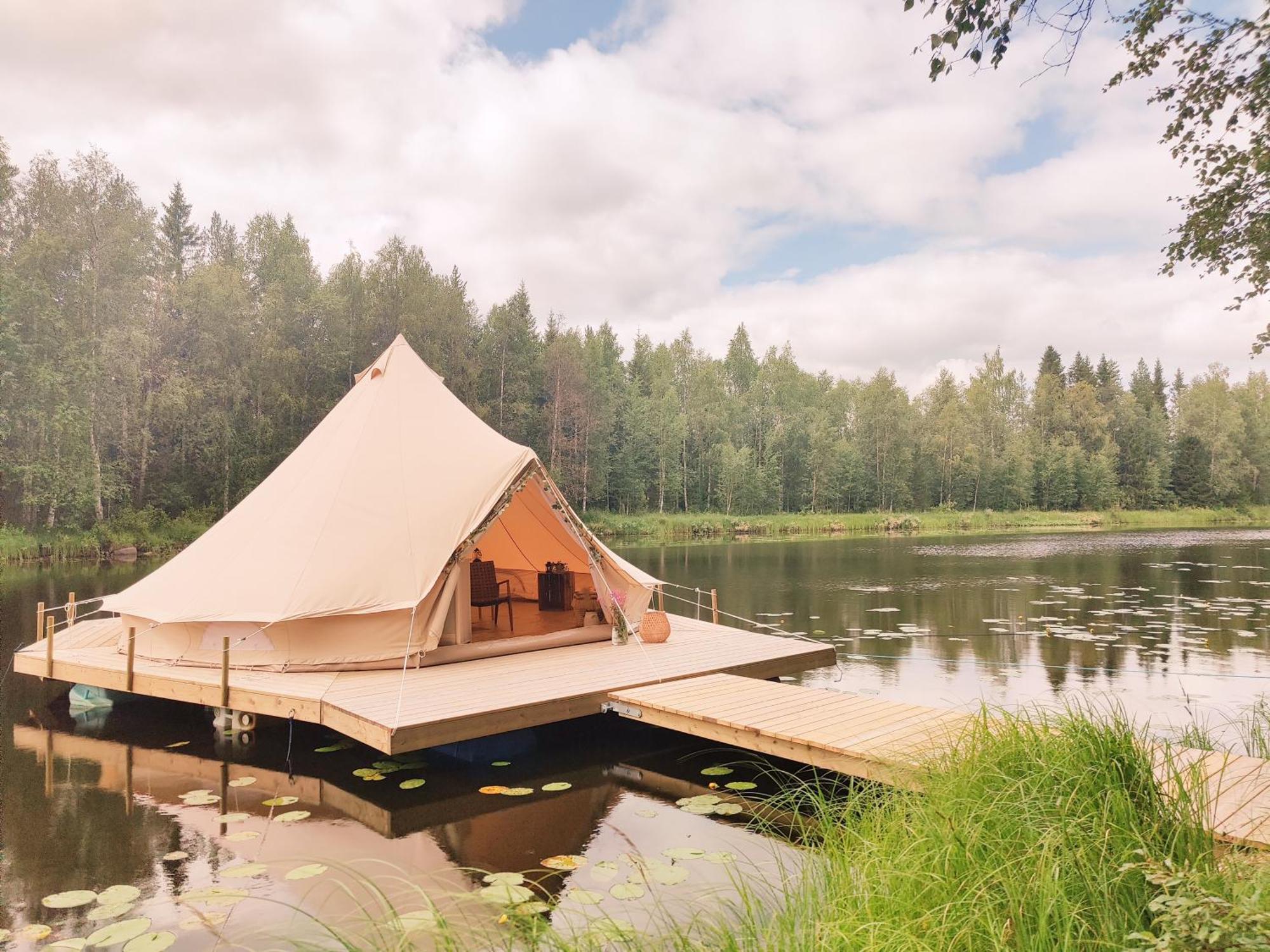 Hotel Langforsen Glamping & Lapland Experience Lapptrask Exterior foto